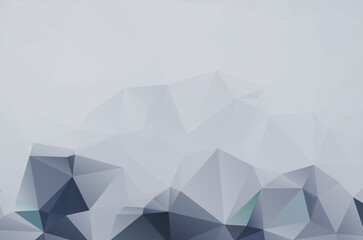 Obraz premium Multi color geometric triangular low poly background style