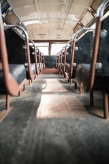 Obraz premium Vintage old bus