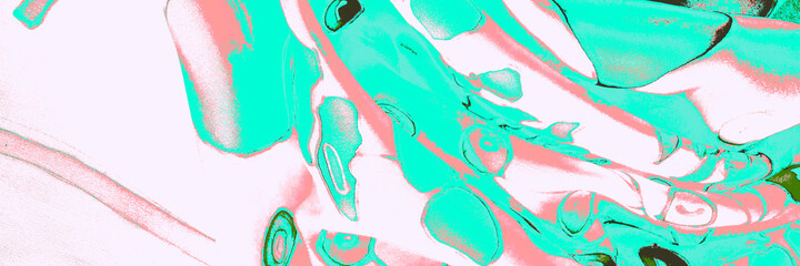 Green Modern Presentation. White Silk Artwork. Pastel Cool Drawing. Pink Motion Graffiti. Sea Dirty Art Decoration. Ocean Textile Pattern. Exotic Image. Abstract Pattern.