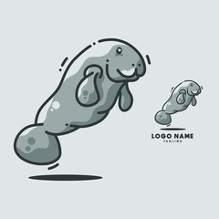 Colorful animal logo design for business