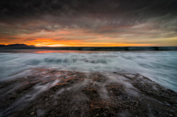 Obraz premium Azkorri beach in the Basque country