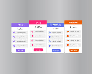 Pricing list collection