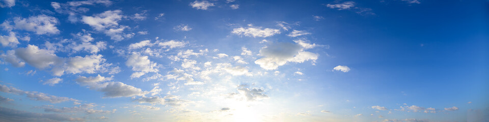 Sky and clouds in the daytime
