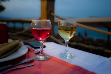 Two glasses of wine