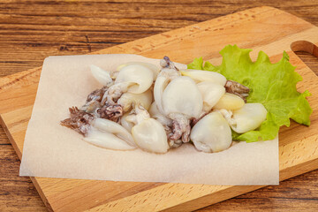 Raw seafood - cuttlefish for cooking
