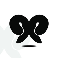 Letter logo design in colorful