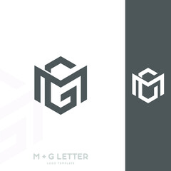 Letter logo design in colorful