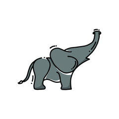 elephant illustration vector design