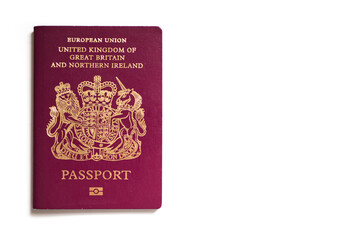 Flat lay of travel passports 