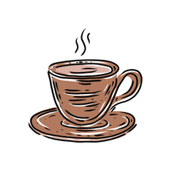 Coffee cup vector illustration design