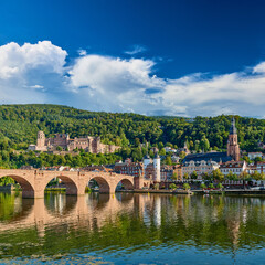Heidelberg town on Neckar river, Germany - 405775603