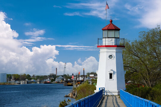 Cheboygan Crib Light, built in 1884