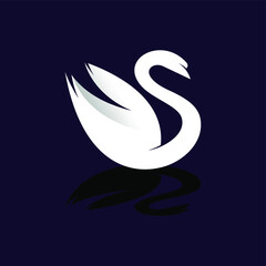 goose vector logo design