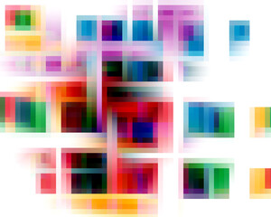 Blue red pink squares abstract colorful background with squares
