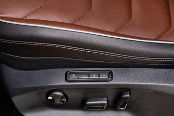 Settings of seat in a modern car