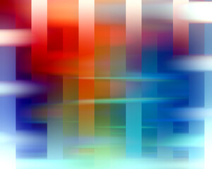 Blue pink orange purple abstract background with squares
