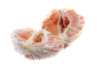 Pampelmuse isoliert auf weißen Hintergrund