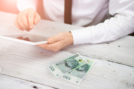 Polskie banknoty, płatności online