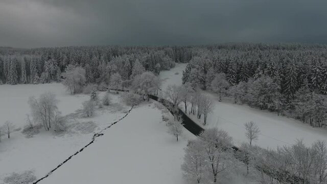 Winter Hiking in different places through the Thuringian Forest - Germany
