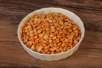 Dry peas for cooking