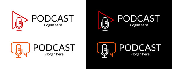 Trendy podcast logo