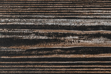 Closeup lines texture of old wooden dark surface background
