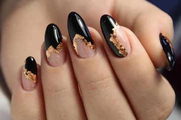  fashion manicure of nails on a beautiful background © SmirMaxStock