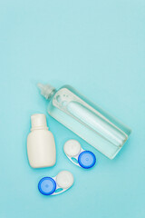Travel kit for contact lenses