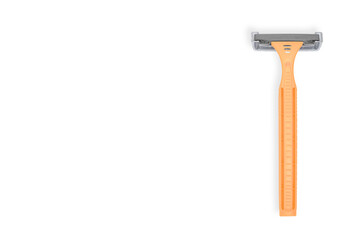 Colorful plastic disposable razor. Design for wrapping paper, poster banner and many more.