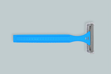 Colorful plastic disposable razor. Design for wrapping paper, poster banner and many more.