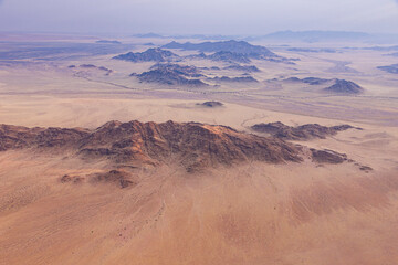 Fototapeta na wymiar Aerial view, Sossus Vlei Sesriem, Namib desert, Namibia, Africa