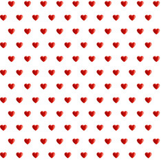 pattern love with red heart
