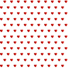 pattern love with red heart