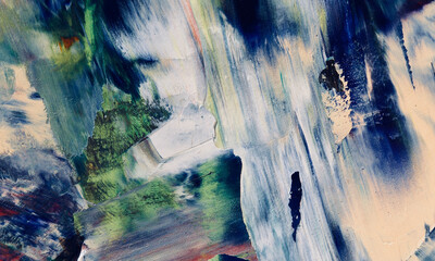 Colorful abstract background wallpaper. Modern motif visual art. Mixtures of oil paint. Trendy hand...