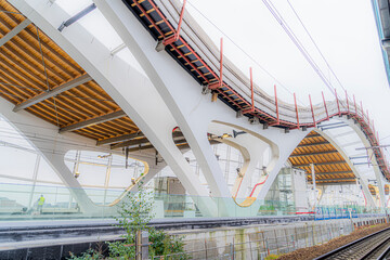 New public railwaystation of City Mechelen