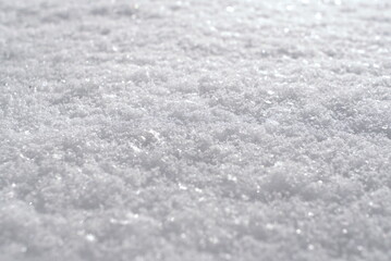 Obraz premium thick snow cover background texture