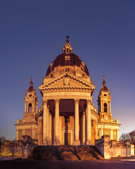 Fototapeta na wymiar Basilica >Superga, Turin, Italy