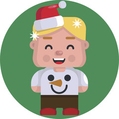 Christmas Avatar Icon. Avatar Icon. 