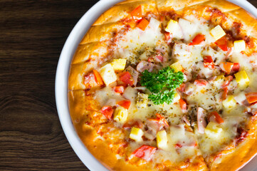 pizza with vegetables