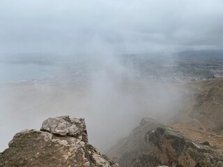 Morning mountain and sea 