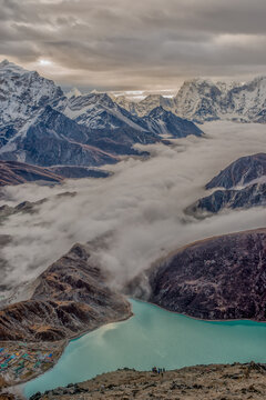 Trekking Of Everest Nepal. Gokyo Lakes