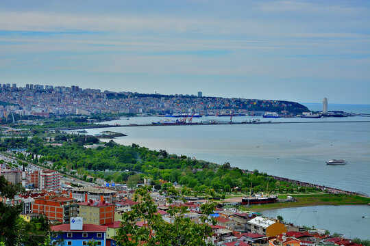 view of the city.Samsun/Turkey