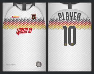 Soccer jersey template sport t shirt design