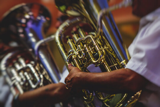 1,100+ Person Playing Tuba Stock Photos, Pictures & Royalty-Free