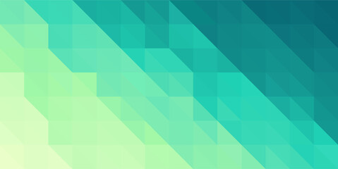 Fototapeta premium Abstract background gradient green geometric