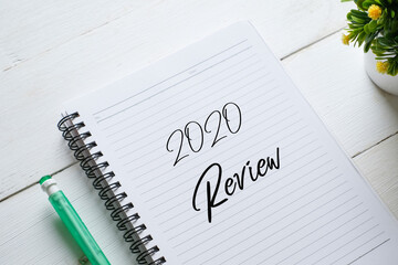 Writing and preparing for new year 2021 resolutions