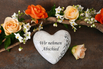 Wir nehmen Abschied