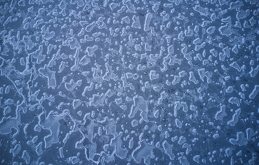 Pattern of air bubbles