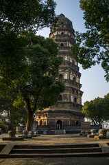 Tiger Hill's pagoda, Suzhou, China.