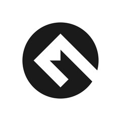 Letter GM initial logo template